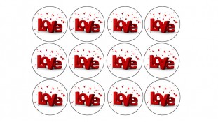 Їстівна картинка Love
