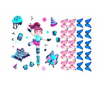 Дівчинка на роликах