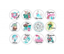 Їстівна картинка "Жіночий набір" 7