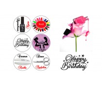 Їстівна картинка "Жіночий набір" 6