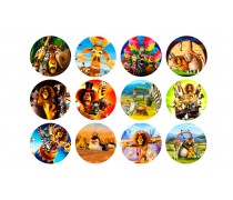 Мадагаскар для капкейків 2