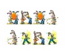 Харчова картинка Зайці