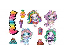 Їстівна картинка Єдиноріжки Poopsie