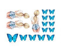 Їстівна картинка "Дівчина" 1