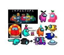 Їстівна картинка Амонг ас (Among Us) 1