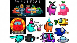 Їстівна картинка Амонг ас (Among Us) 1