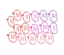 Їстівна картинка "Жіночі написи" 5