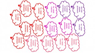 Їстівна картинка "Жіночі написи" 5