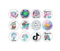 Їстівна картинка "Жіночі написи" 6