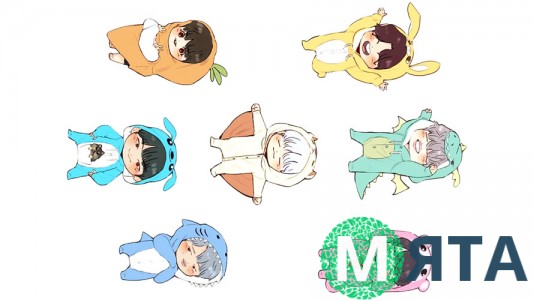 Група BTS (БТС) 6 Аніме