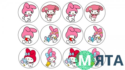 Їстівна картинка МОЯ МЕЛОДІЯ, ПРИВІТ КІТТІ