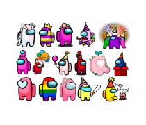 Їстівна картинка Амонг ас (Among Us) 8