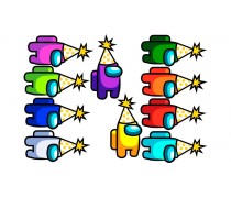 Їстівна картинка Амонг ас (Among Us) 10