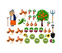 Їстівна картинка Бабуся, город