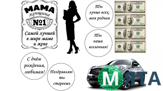 Їстівна картинка Мама №1