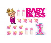 Їстівна картинка Бос-молокосос дівчинка