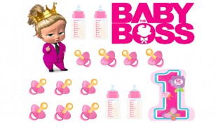 Їстівна картинка Бос-молокосос дівчинка