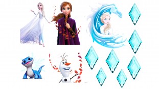 Їстівна картинка Холодне Серце 32