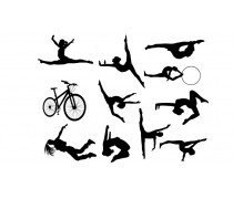 Їстівна картинка Гімнастика, танцюристи