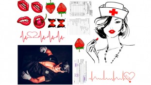 Їстівна картинка "Медсестра та поліцейський"