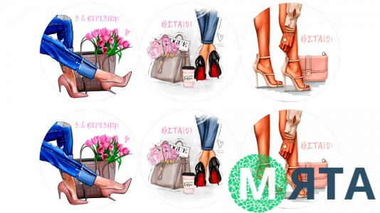 Їстівна картинка "8 Березня". 15