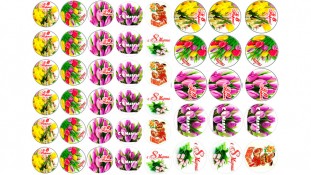 Їстівна картинка "8 Березня". 16