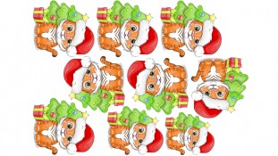 Новорічна картинка Тигр 11