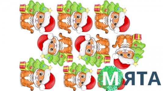 Новорічна картинка Тигр 11