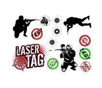 Їстівна картинка "Лазер Таг"