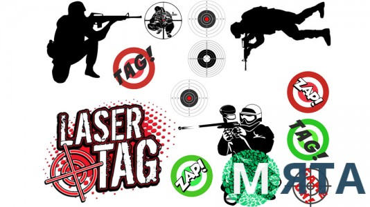 Їстівна картинка "Лазер Таг"