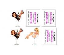 Їстівна картинка "Дівчина в келиху 1"