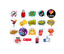 Їстівна картинка Хлопчик Поп Арт Соцмережі