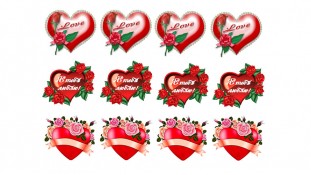 Їстівна картинка Набір для закоханих 4