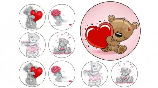 Їстівна картинка ВЕДМЕДИКИ ТЕДДІ 5