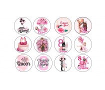 Їстівна картинка "8 Березня". 19