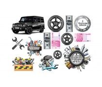 Їстівна картинка Мерседес. 1