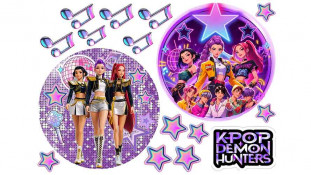 Їстівна картинка Huntrix Мисливці на демонів №1 Їстівна картинка Huntrix Мисливці на демонів №1
