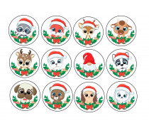 Їстівна картинка Новорічна картинка 162