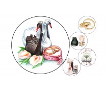 Харчова картинка Весільна 4