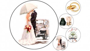 Харчова картинка Весільна 5