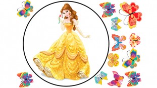 Їстівна картинка "Красуня і чудовисько" 5