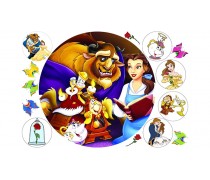 Їстівна картинка "Красуня і чудовисько" 2