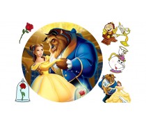 Їстівна картинка "Красуня і чудовисько" 3