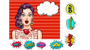 Їстівна картинка Поп Арт 2