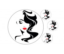 Їстівна картинка Дівчина 4