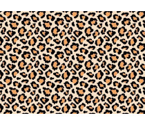 Їстівна картинка Леопард фон