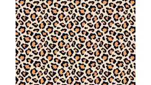 Їстівна картинка Леопард фон