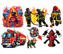 Їстівна картинка "Пожежний" 2