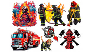 Їстівна картинка "Пожежний" 2