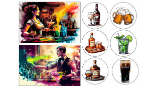 Їстівна картинка "Бармен"